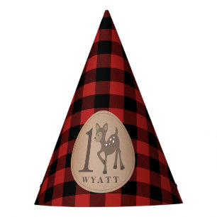Chapeaux De Fêtes Plaid de cerfs communs de casquette de Wyatt