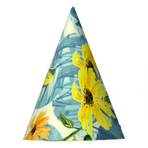 Chapeaux De Fêtes Plantes d'aquarelle créative : élégant et transpar