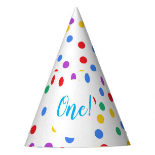 Chapeaux De Fêtes Points Confetti colorés mignons Anniversaire