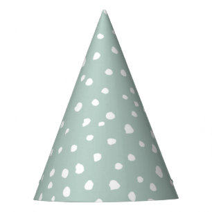 Chapeaux De Fêtes Points Dalmatiens verts, Points Dalmatiens, Pots D