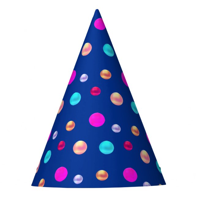 Chapeaux De Fêtes Points multicolores (Devant)