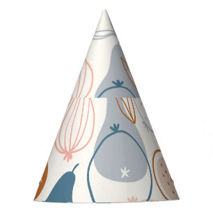 Chapeaux De Fêtes Poire scandinave Imprimer : Motif de fruits Vintag