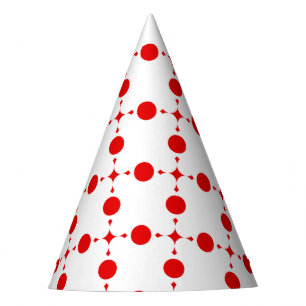 Chapeaux De Fêtes Pois rouges, Motif à points polka, points, pointil