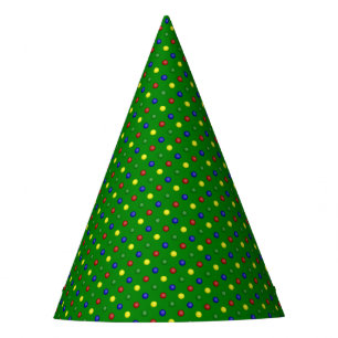 Chapeaux De Fêtes Pois-Vert-PAPIER CASQUETTES