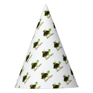 Chapeaux De Fêtes Pokes lents Cute Turtle et Snail