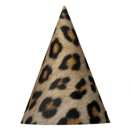 Chapeaux De Fêtes Poster de animal de fourrure de léopard élégant
