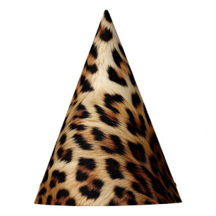 Chapeaux De Fêtes Poster de animal Leopard à crème Brown