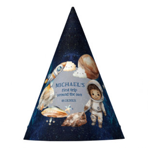 Chapeaux De Fêtes Premier voyage autour du Soleil Galaxy 1er anniver