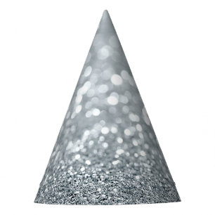 Chapeaux De Fêtes Princesse Paillettes Argent Étincelle Glamour
