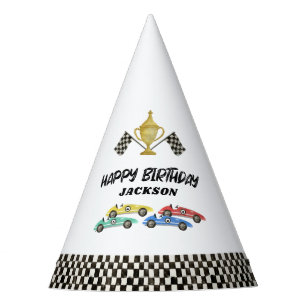 Chapeaux De Fêtes Race Car Boys Anniversaire