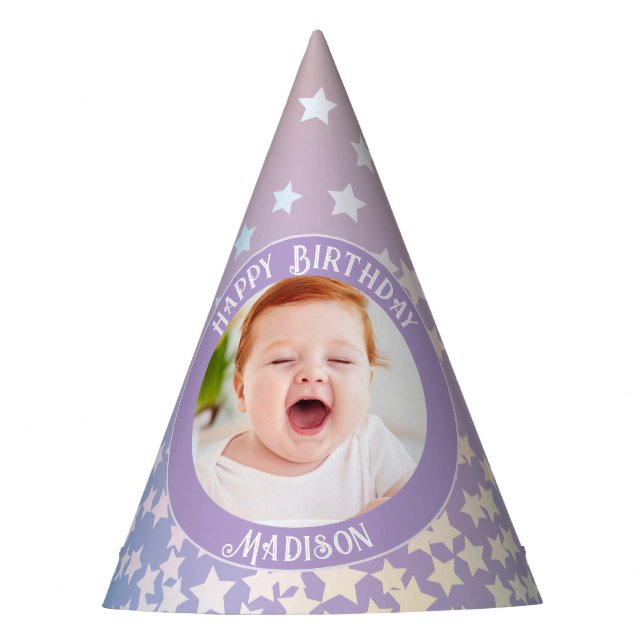 Chapeaux De Fêtes Rainbow Little Stars Enfants Photo Anniversaire (Devant)