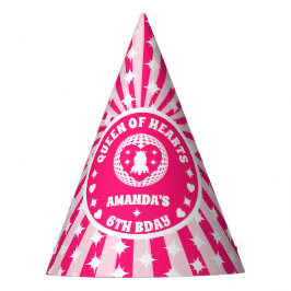 Chapeaux De Fêtes Reine Des Coeurs Rose Rétro Anniversaire