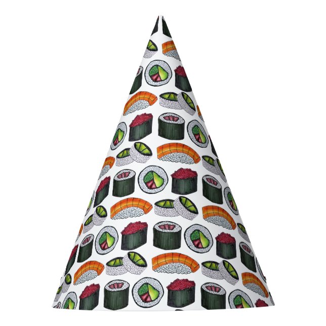 Chapeaux De Fêtes Restaurant japonais de sushi Maki Rolls (Devant)