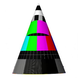 Chapeaux De Fêtes Retro TV pas d'illustration de signal.