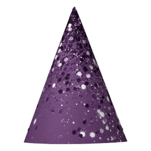 Chapeaux De Fêtes Rêve DE Parties scintillant PURPLE #1 #shiny