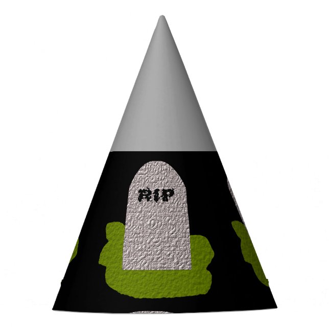 Chapeaux De Fêtes RIP Casquette du parti Tombstone (Devant)