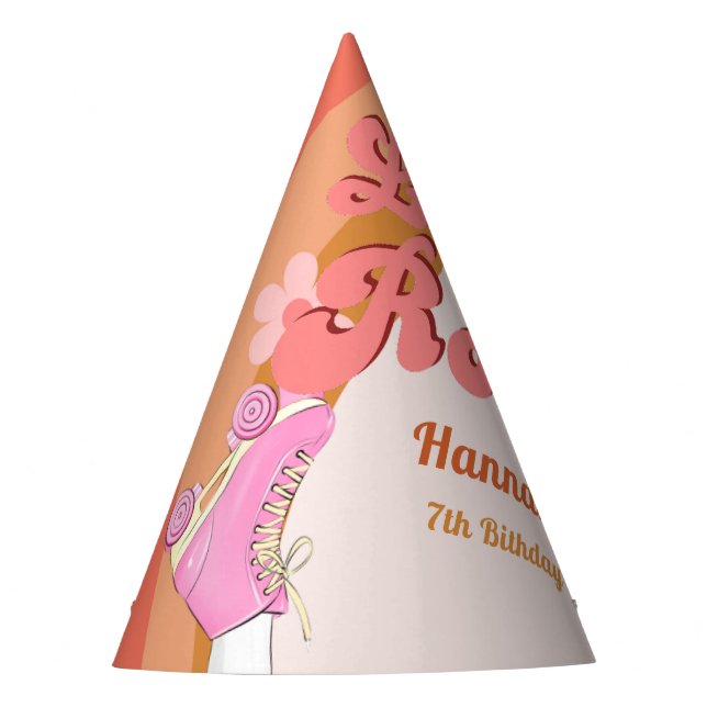 Chapeaux De Fêtes Roll Retro Super Roller Skate Anniversaire Partie (Devant)