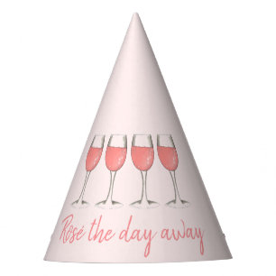 Chapeaux De Fêtes Rosé Le Jour D'Ailleurs Vin Rose Verre