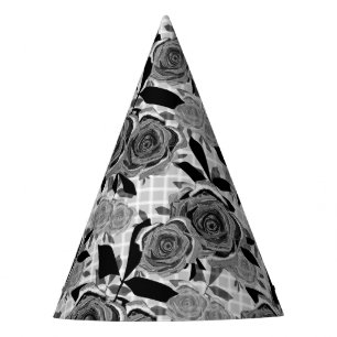 Chapeaux De Fêtes Roses noirs, rose, noirs et gris
