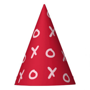 Chapeaux De Fêtes Rouge & Bébé Rose Clair X O XO XO's Tendance Migno