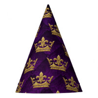 Royal Blue & Purple Crown Prince fête d'anniversai