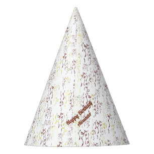 Chapeaux De Fêtes Ruban silhouette motif abstrait