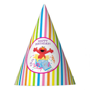 Chapeaux De Fêtes Rue Sésame   Anniversaire d'Elmo Girl