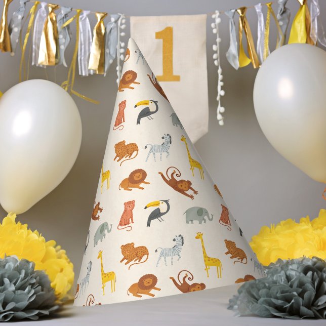 Chapeaux De Fêtes Safari Jungle Animals (Créateur téléchargé)