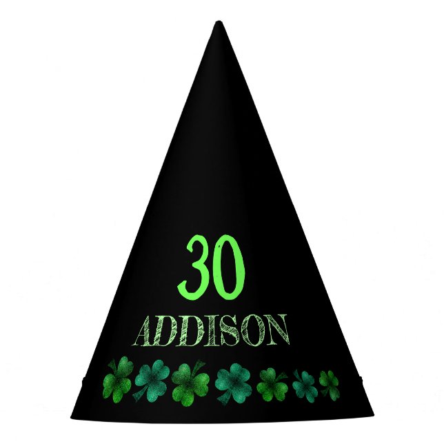Chapeaux De Fêtes Saint Patrick Day Anniversaire Faisons shamrock (Devant)