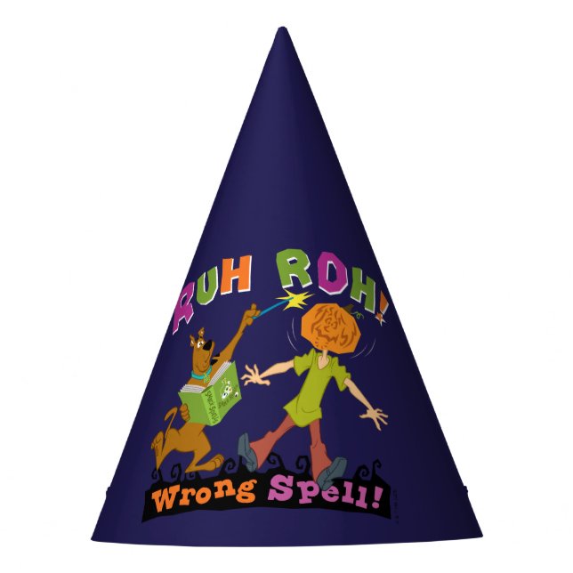 Chapeaux De Fêtes Scooby-Doo | Ruh Roh ! Mauvais sort ! (Devant)