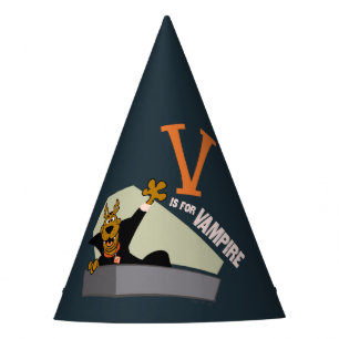 Chapeaux De Fêtes Scooby-Doo V est pour Vampire
