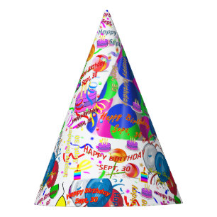 Chapeaux De Fêtes Septembre, 30 Casquette d'anniversaire de fête, Ca