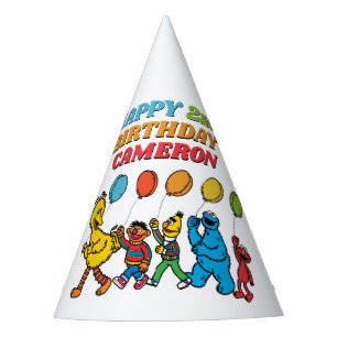 Chapeaux De Fêtes Sesame Street Pals Balloons Anniversaire