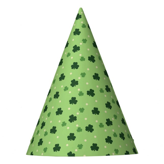 Chapeaux De Fêtes Shamrock Motif Casquettes (Devant)