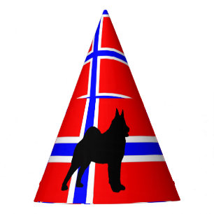 Chapeaux De Fêtes silo d'elkie sur le Norvège-drapeau