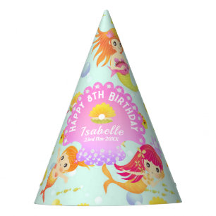 Chapeaux De Fêtes Sirènes Bleu