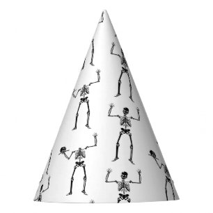 Chapeaux De Fêtes Skeletons D'Halloween, Baguette Ou Traite, Boo