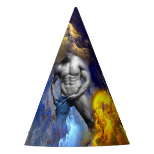 Chapeaux De Fêtes SlipperyJoe's Man steamy shirtless abs sixpack put