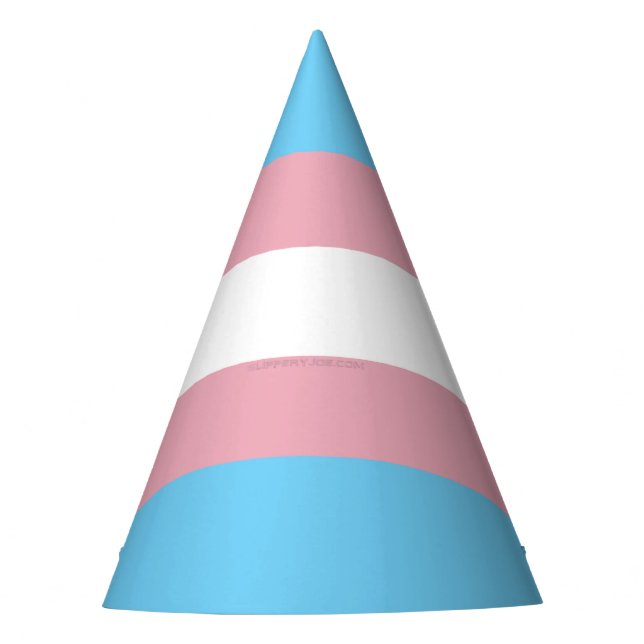 Chapeaux De Fêtes SlipperyJoe's transgenre pride drapeau de la diver (Devant)
