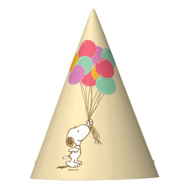 Chapeaux De Fêtes Snoopy et ballons (Devant)