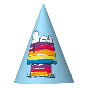 Chapeaux De Fêtes Snoopy Rainbow Dog House