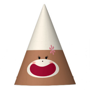 Chapeaux De Fêtes Sock Monkey Smile(Girl)