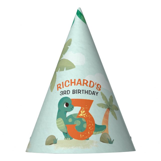 Chapeaux De Fêtes Soeur Dino Thématique fête d'anniversaire des enfa (Devant)