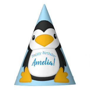 Chapeaux De Fêtes Soirée d'anniversaire de Penguin