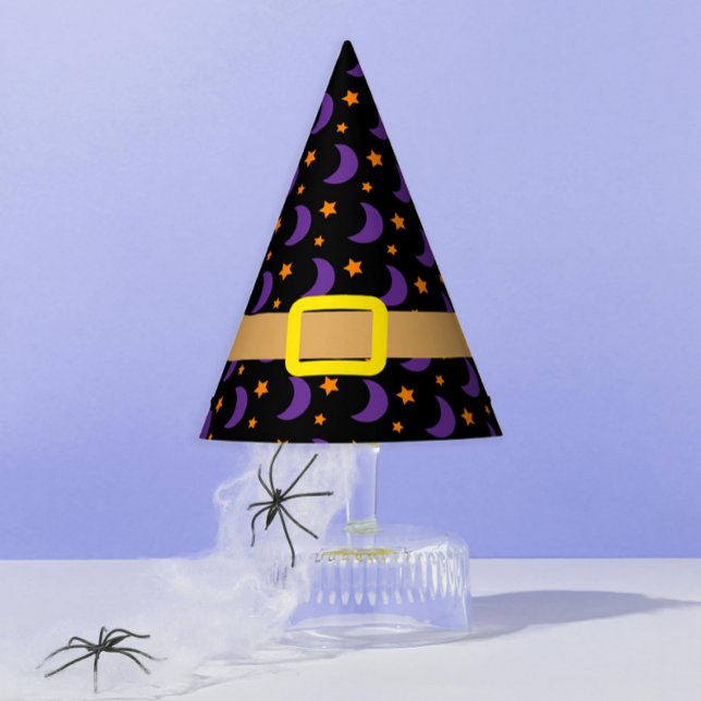 Chapeaux De Fêtes Sorcière et sorciers Étoiles et Lune (Créateur téléchargé)