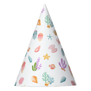 Chapeaux De Fêtes Sous la mer Anniversaire
