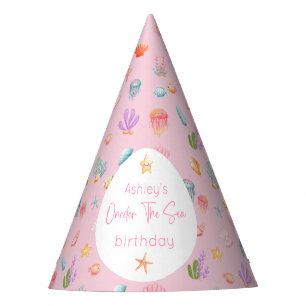 Chapeaux De Fêtes Sous la mer Anniversaire