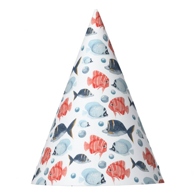 Chapeaux De Fêtes Sous la mer Anniversaire (Devant)