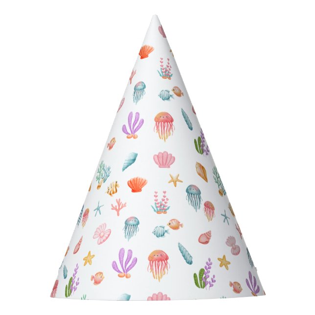 Chapeaux De Fêtes Sous la mer Anniversaire (Devant)