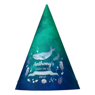 Chapeaux De Fêtes Sous la mer Tout âge Anniversaire